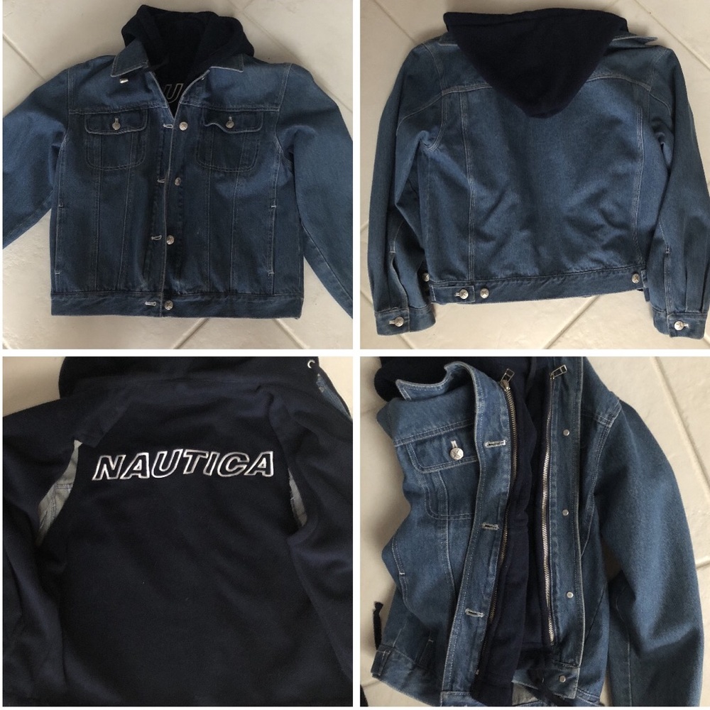 NAUTICA JEAN JACKET WITH WARM REMOVABLE LINING